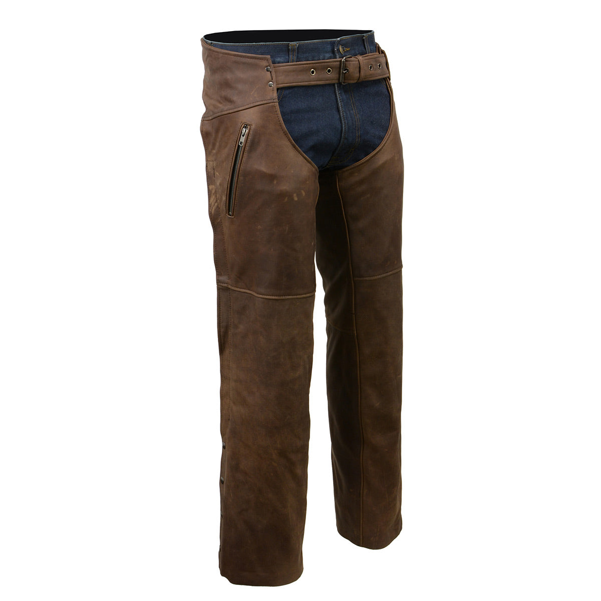 Lined leather chaps store