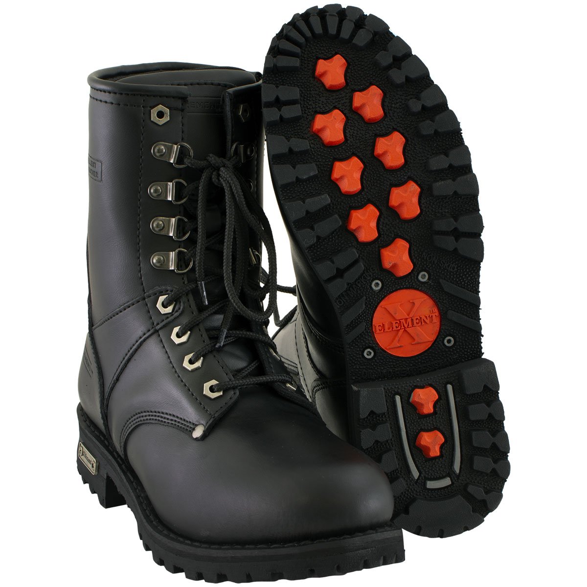 Mens black logger boots shop