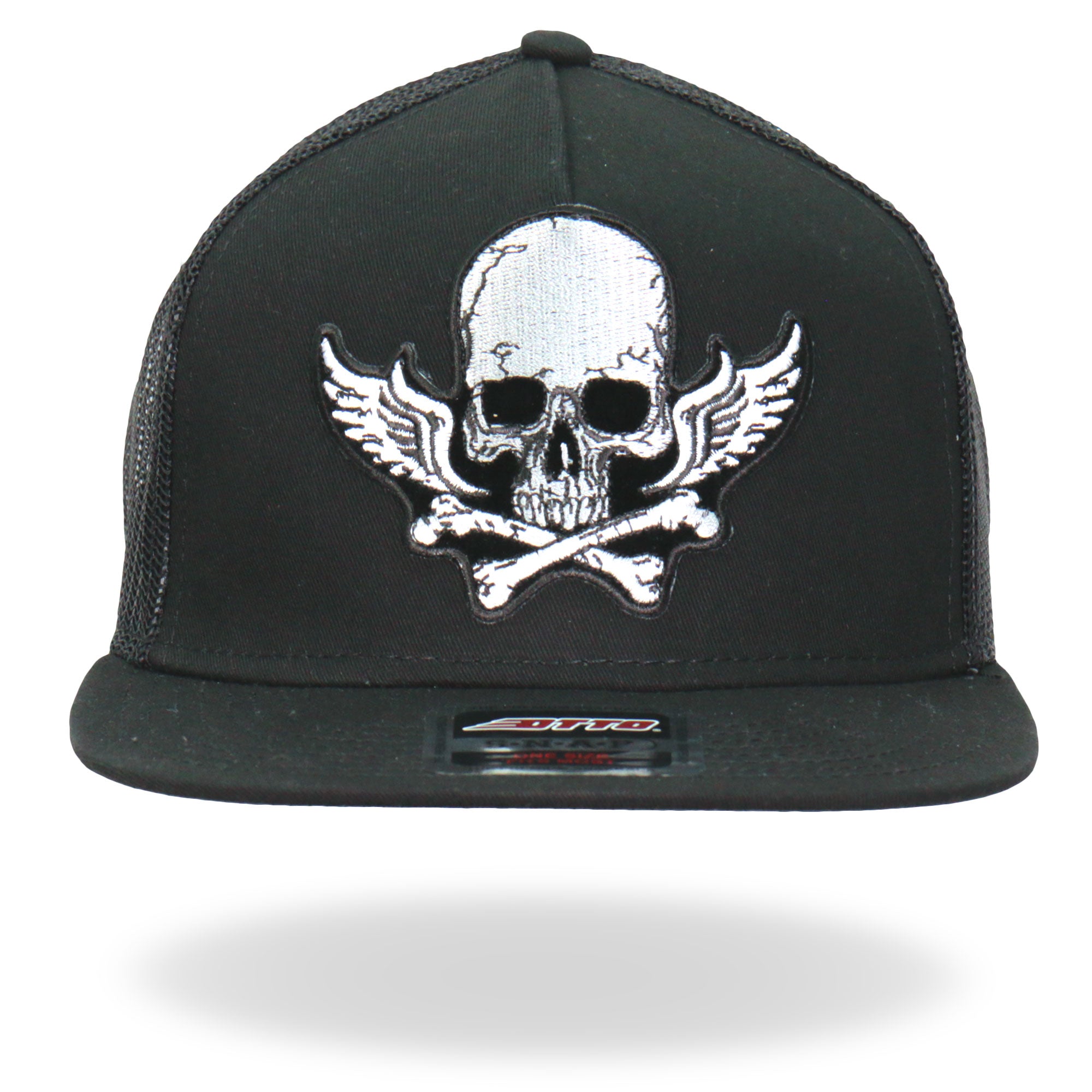 SNAPBACK SKULL BONES WINGS