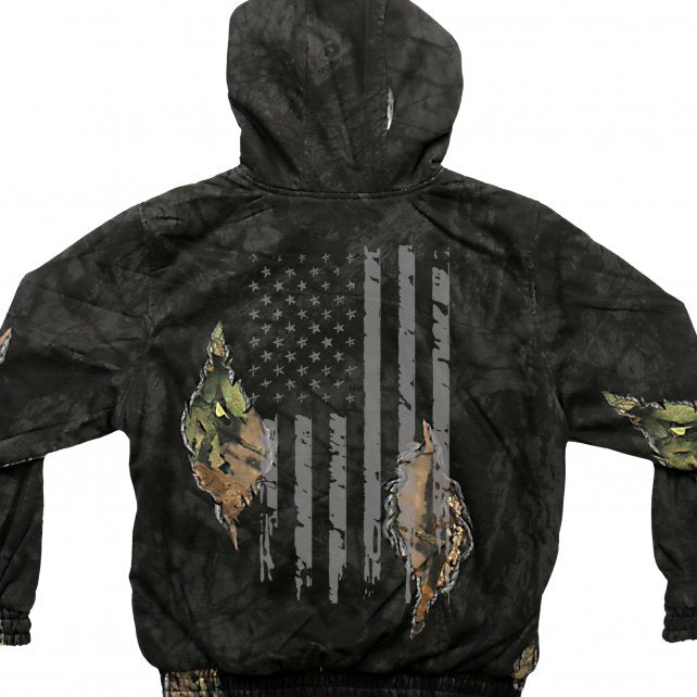 Vintage Mossy Oak Camouflage Sweater Hoodie All Over Print