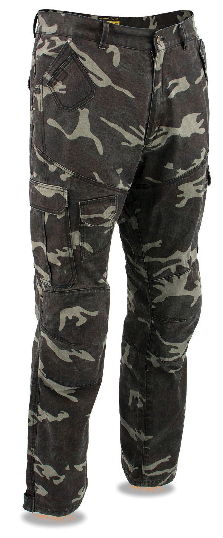 Milwaukee Leather MPM5593 Men's Camo CE Armored Motorcycle Denim