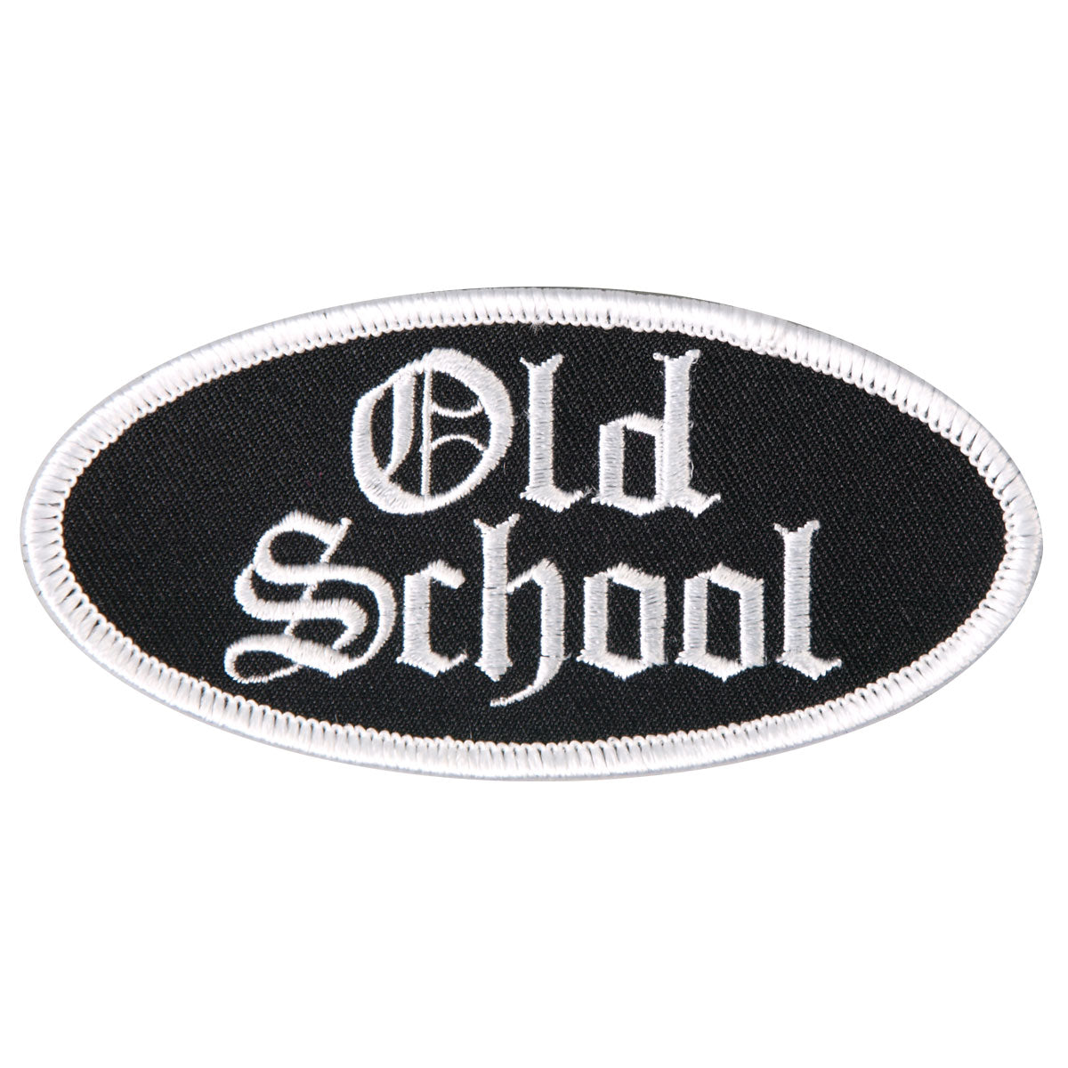 Hot Leathers Old School Oval 4 x 2 Patch