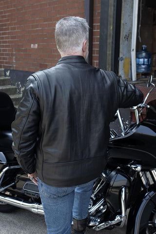 415 Leather Original 3/4 Sleeve Chop Jacket - 415 Clothing, Inc.
