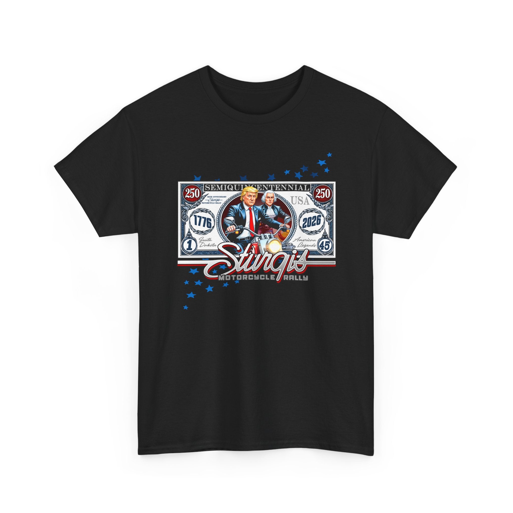 2026 Sturgis Motorcycle Rally George & Donny Mens Black T-shirt
