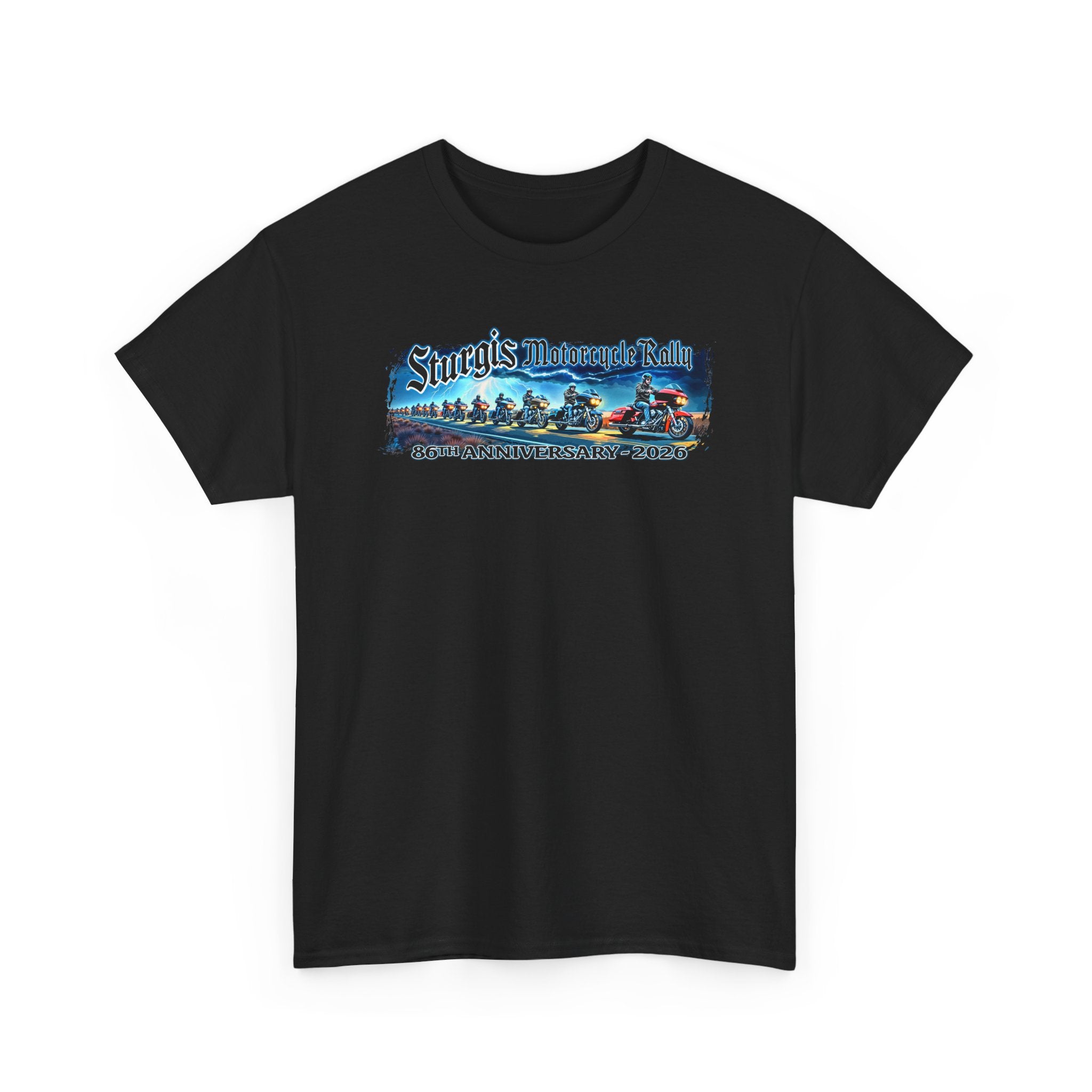 2026 Sturgis Motorcycle Rally Eagle Storm Mens Black T-Shirt
