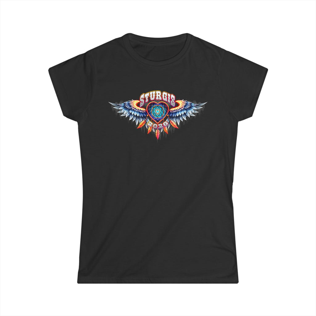 2026  Sturgis Motorcycle Rally  Dream Catcher Ladies Black T-Shirt