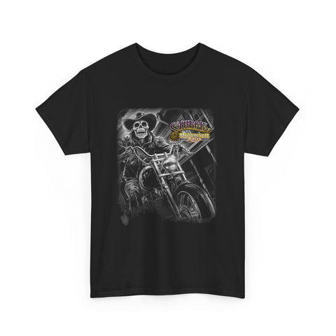 2025 Sturgis Motorcycle Rally #1 Design Skeleton Rider T-Shirt GMX