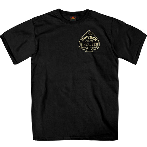 2024 Arizona Bike Week Mexicali Skeleton T-Shirt AZM1371