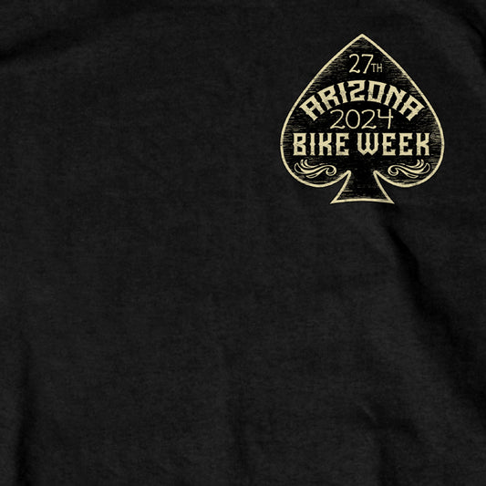 2024 Arizona Bike Week Mexicali Skeleton T-Shirt AZM1371