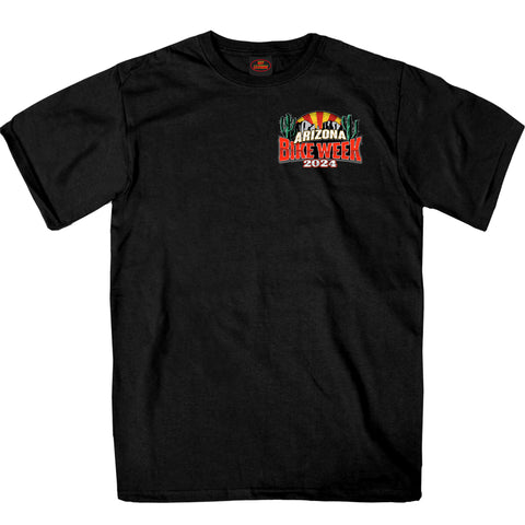 2024 Arizona Bike Week Official Logo T-Shirt AZM1377