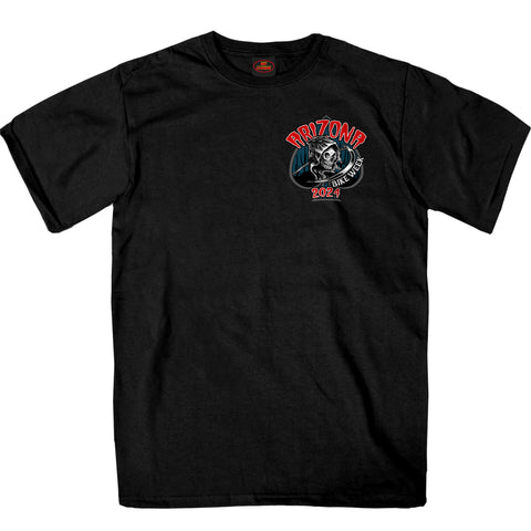 2024 Arizona Bike Week Reaper T-Shirt AZM1402