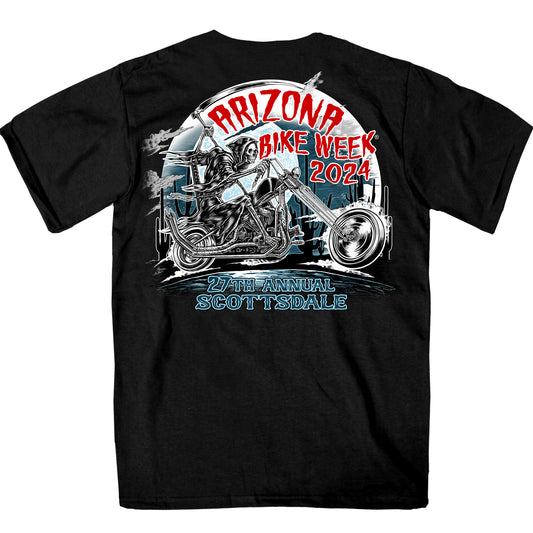 2024 Arizona Bike Week Reaper T-Shirt AZM1402
