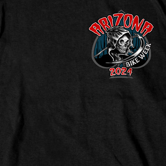 2024 Arizona Bike Week Reaper T-Shirt AZM1402