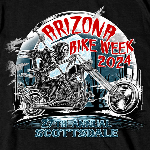 2024 Arizona Bike Week Reaper T-Shirt AZM1402