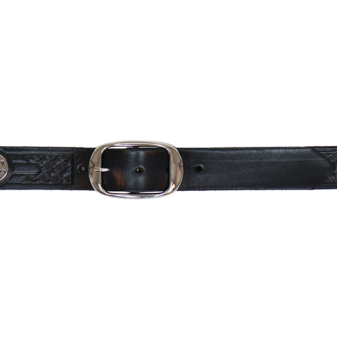 Hot Leathers 44 Mag Studded Black Leather Belt BLE1007