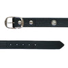 Hot Leathers Buffalo Nickel Black Leather Belt BLE1008