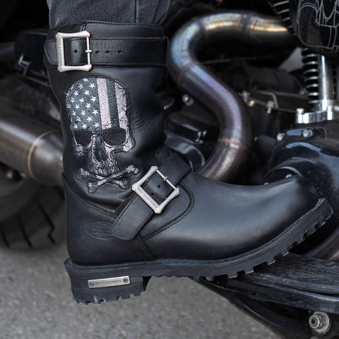 HL TALL RNDTOE HARNESS FLAG SK