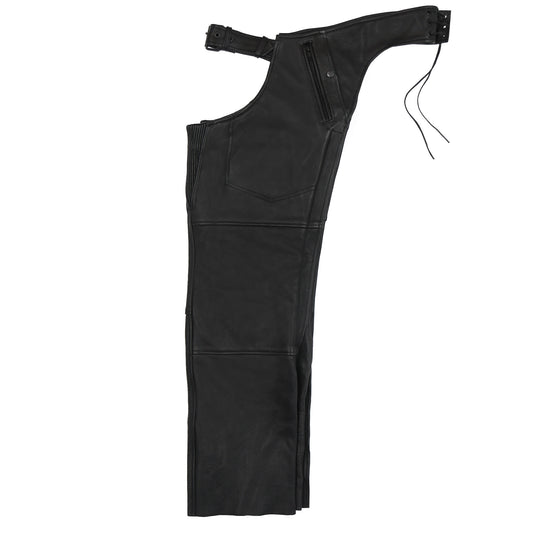 Hot Leathers USA Made Chaps with Removable Quilt Lining CHM5002