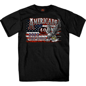 2023 Americade Freedom Ride Lake George New York T-Shirt