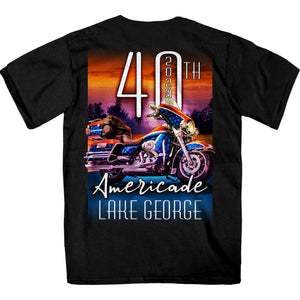 2023 Americade Lake George Motorcycle Rally Tour T-Shirt