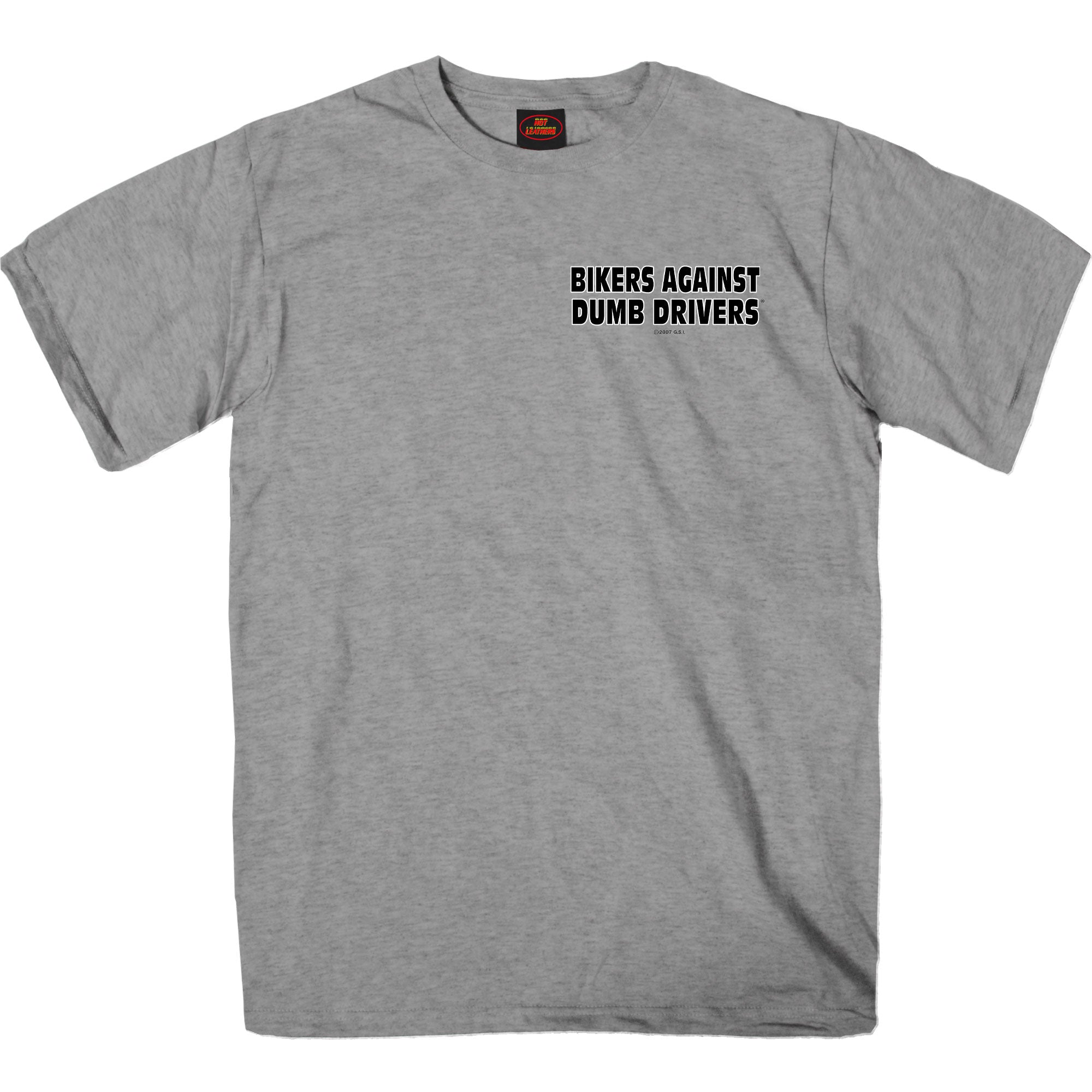 Hot Leathers Can You See Me Now Mens Gray SS T-shirt GMD1541