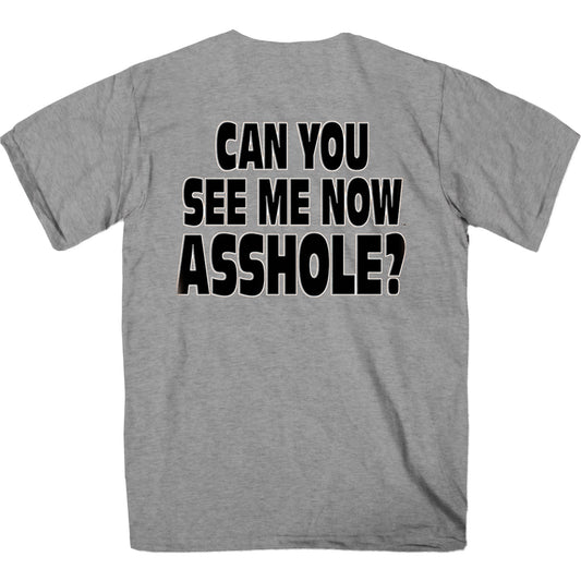 Hot Leathers Can you see me now Gray Mens SS T-shirt GMD1541
