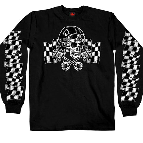 LS VINTAGE SKULL BLACK