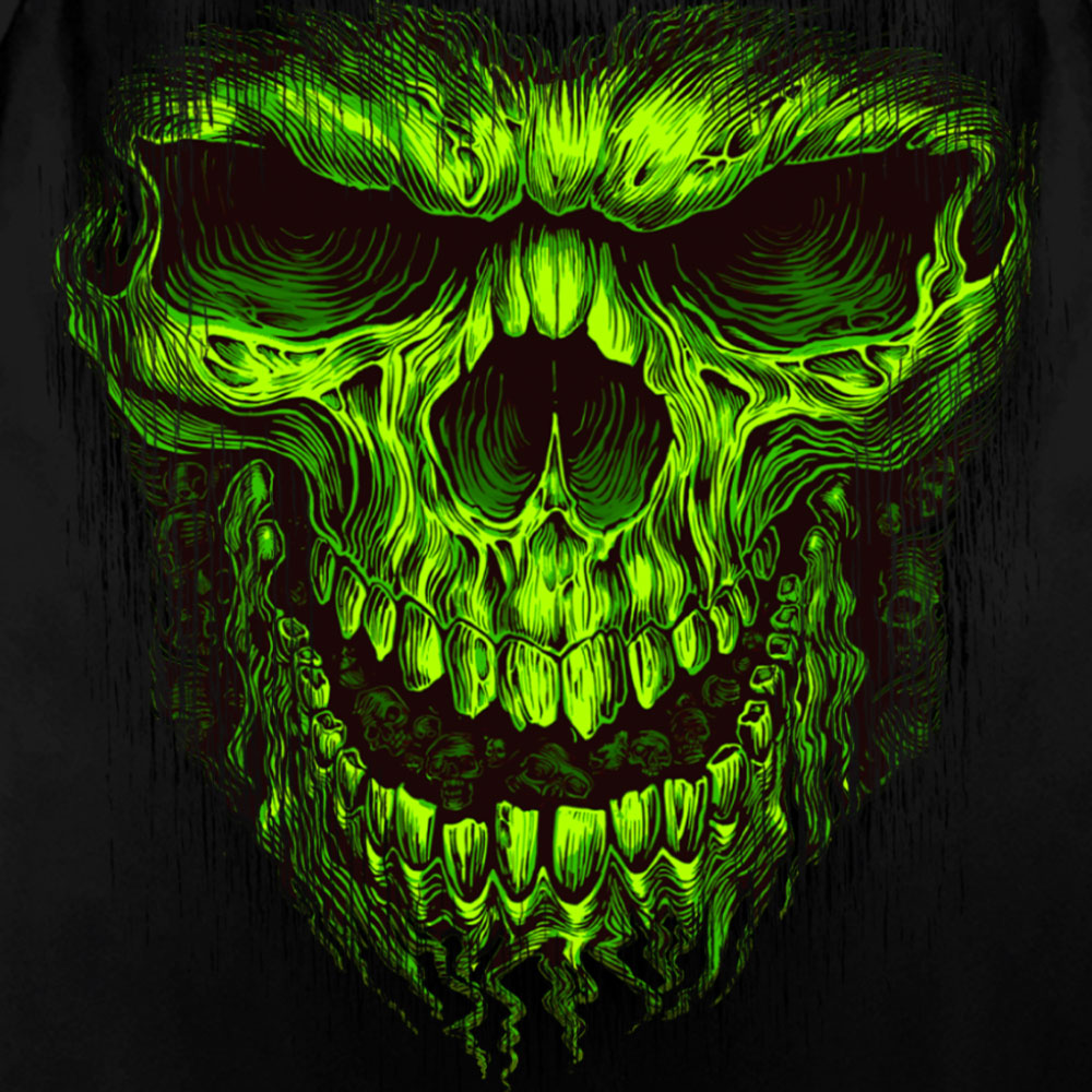 Hot Leathers Shredder Skull Mens Black Tank Top GMT3532