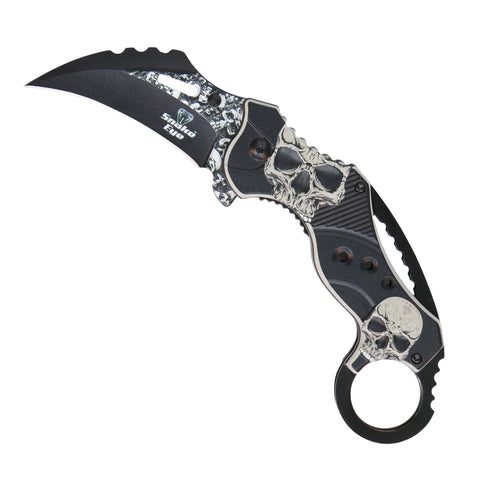 Hot Leathers Knife Skull Quick Assist Knife