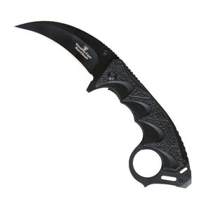 Hot Leathers Black Gravel Knife w/ Clip KNA1140