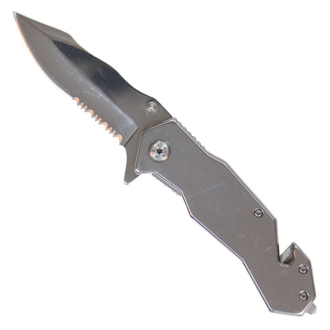 Hot Leathers Mirror Tactical Knife KNA1141