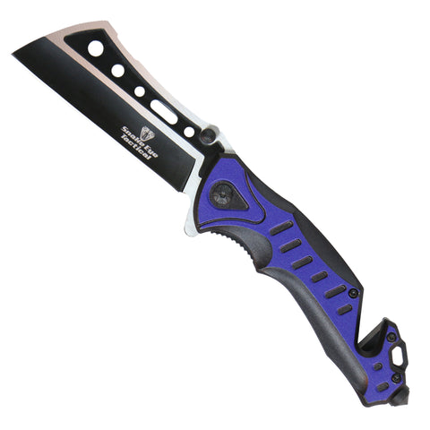 Hot Leathers Blue Tactical Knife KNA1143