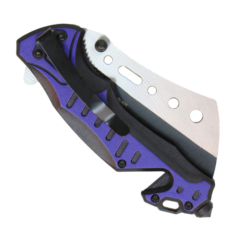 Hot Leathers Blue Tactical Knife KNA1143