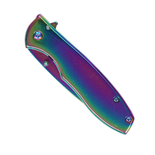Hot Leathers Mirror Finish Rainbow Knife KNA1154