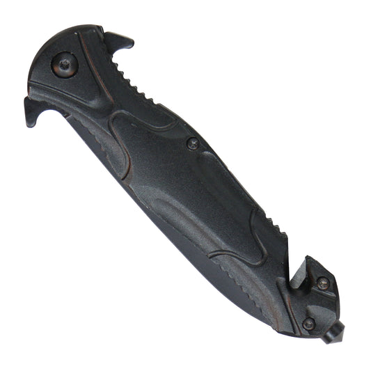 Hot Leathers Leaf Shape Matte Tactical Knife KNA1164