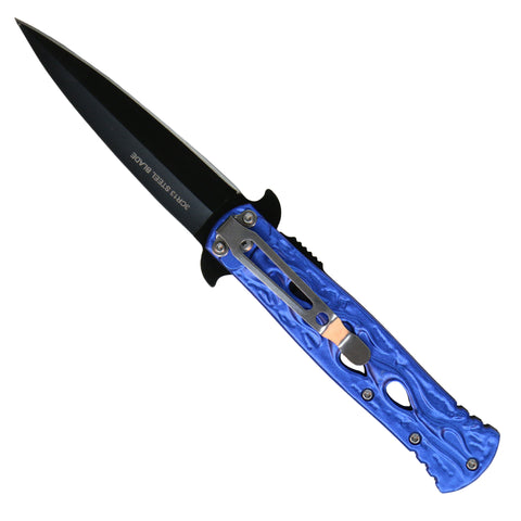 Hot Leathers Blue Flame Stiletto Knife KNA1171