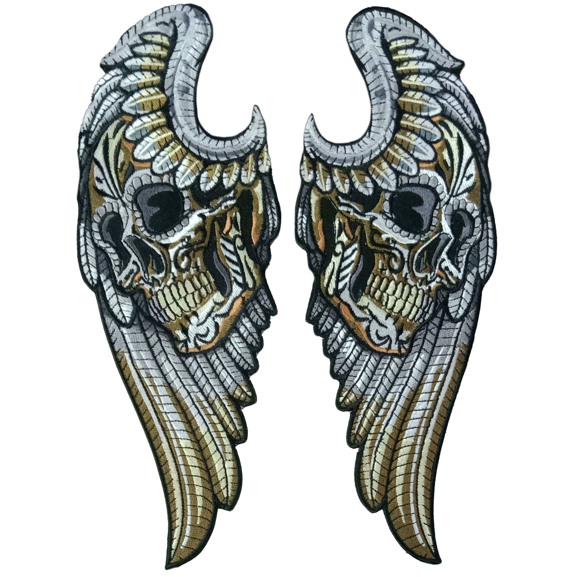PATCH ANGEL WINGS SKULL 14