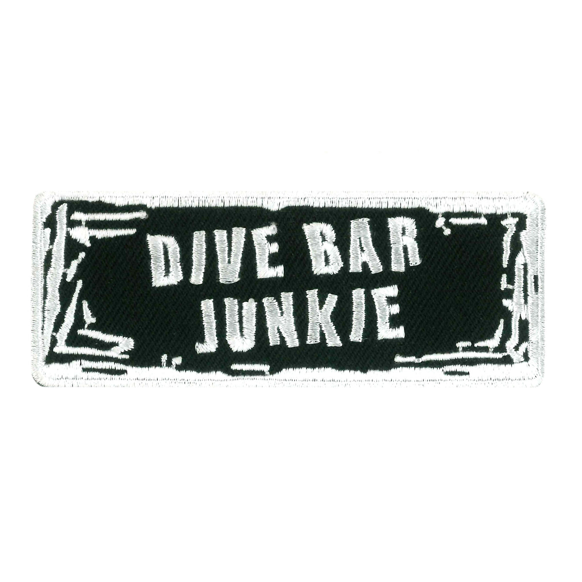 Hot Leathers 4" Dive Bar Junkie Patch PPW1092