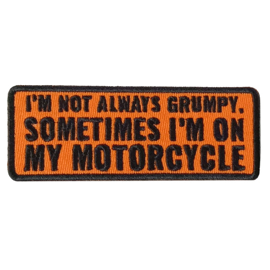 Hot Leathers I'm Not Always Grumpy Patch PPW1113