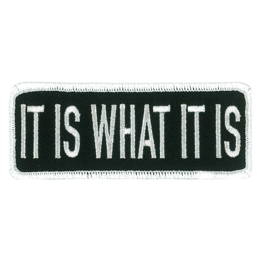 PATCH IT IS WHAT IT IS