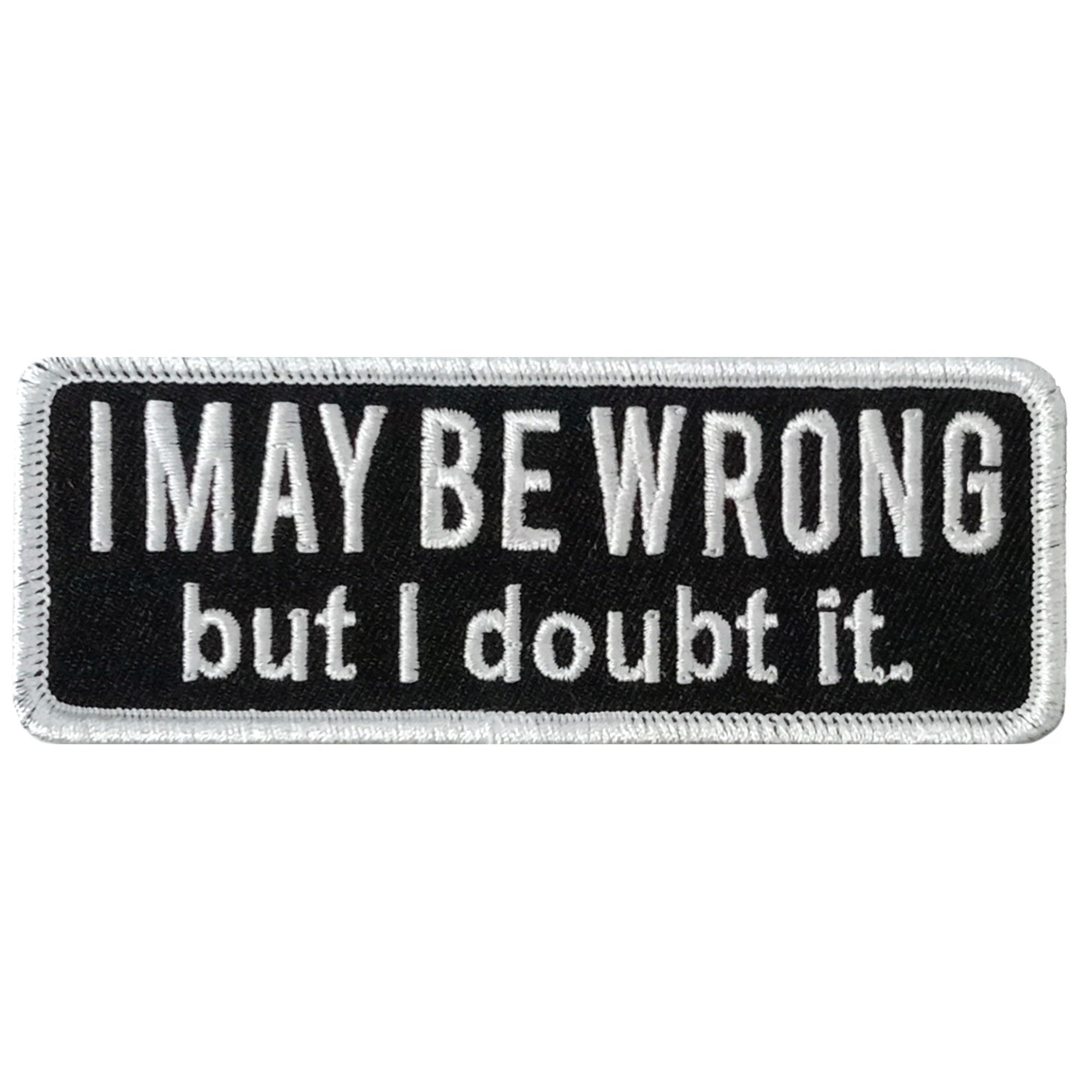 PATCH I MAY BE WRONG