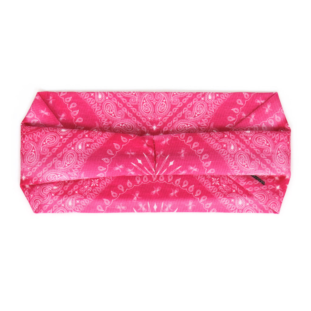 Hot Leathers Bling Bands Pink Bandana Rhinestone Crystal Headband Wraps RWC2005