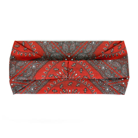 Hot Leathers Bling Bands Red Bandana Rhinestone Crystal Headband Wraps RWC2008