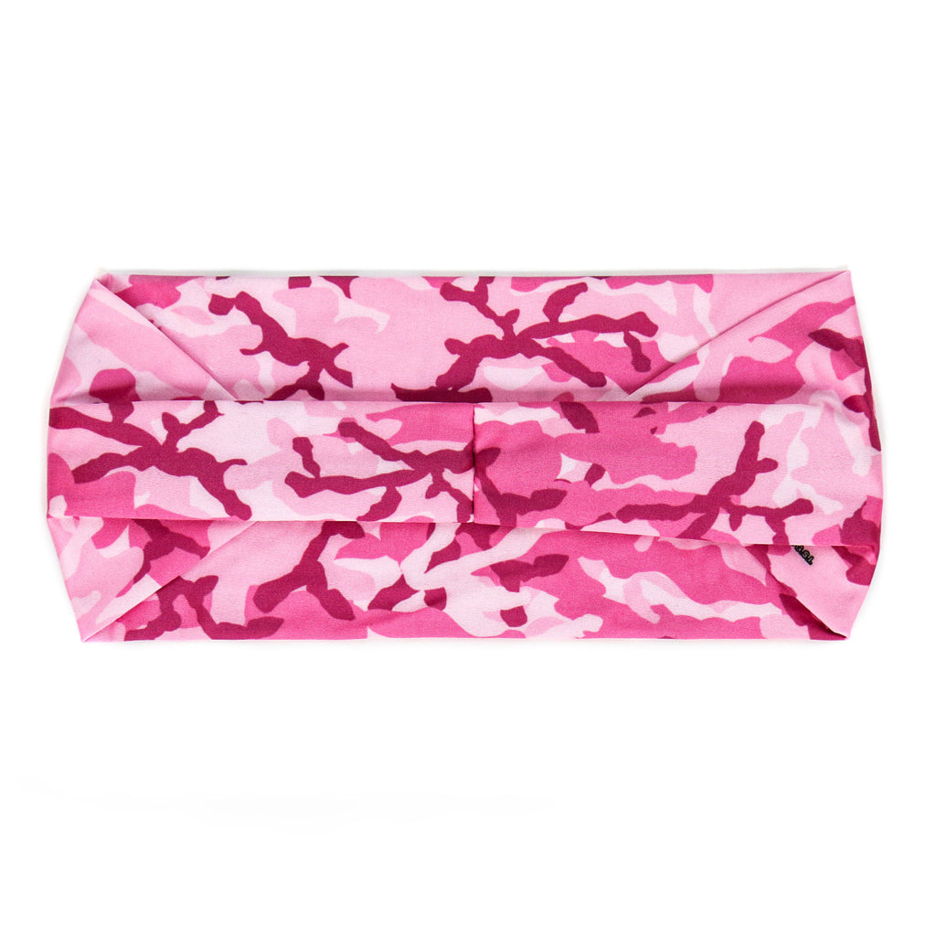 Hot Leathers Bling Bands Pink Camo Rhinestone Crystal Headband Wraps RWC2032