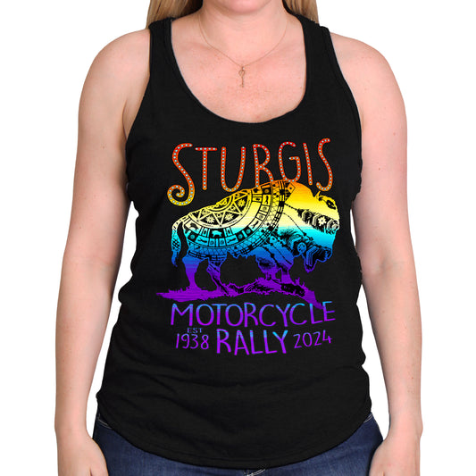 2024 Sturgis Black Buffalo Motorcycle Rally Tank Top SPL2869