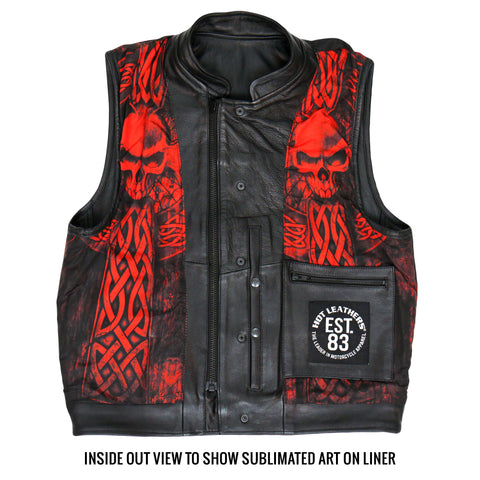 VEST M CELTIC CROSS LINER CC – Hot Leathers