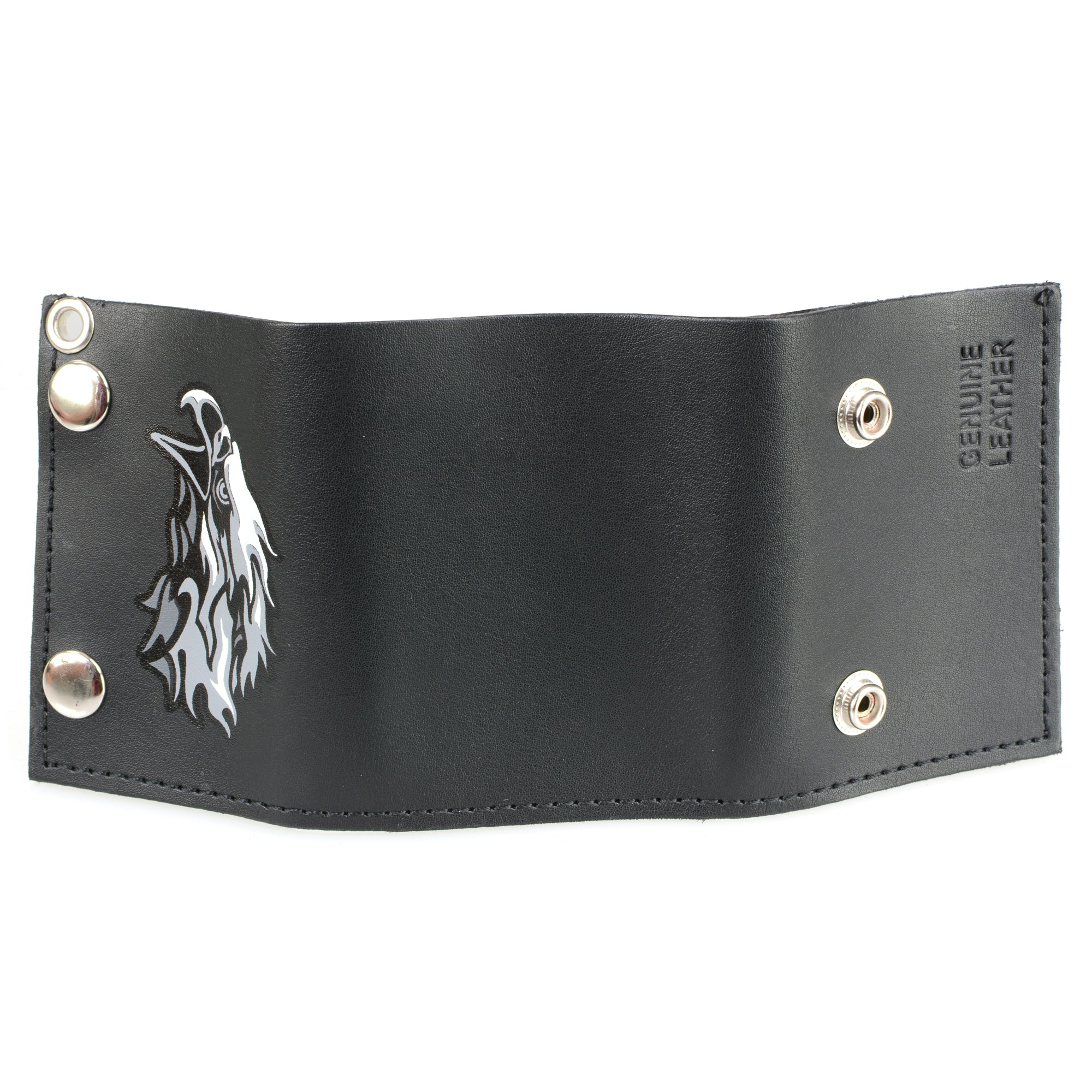 Hot Leathers Tribal Eagle Tri-fold Wallet