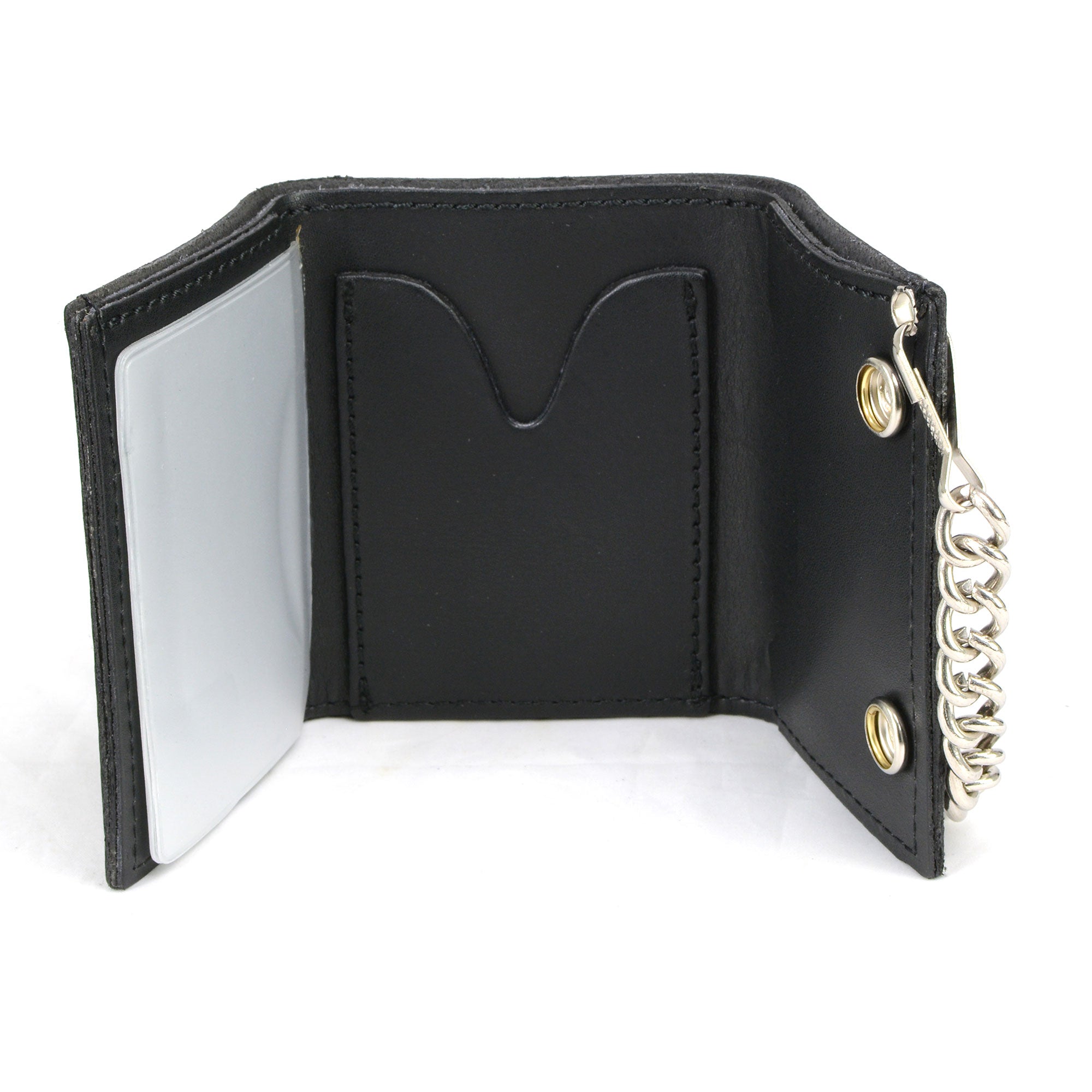 Hot Leathers F*** Around Find Out TriFold Chain Wallet WLB1037