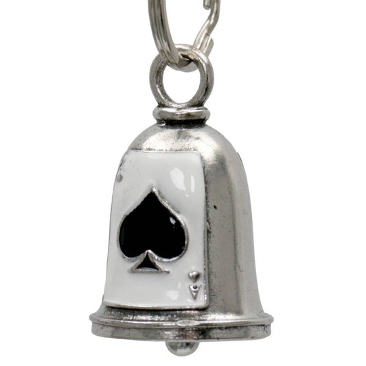 Milwaukee Leather MLB9065 Ace Motorcycle Good Luck Bell w/ Key Ring-Key Chain Accessory for Bikers