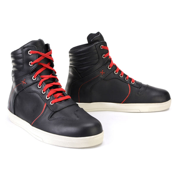 【threetimes】 Moto lace-up shoes /追跡付 threetimes】 Moto lace-up boots /追跡付 (threetimes/ミドル